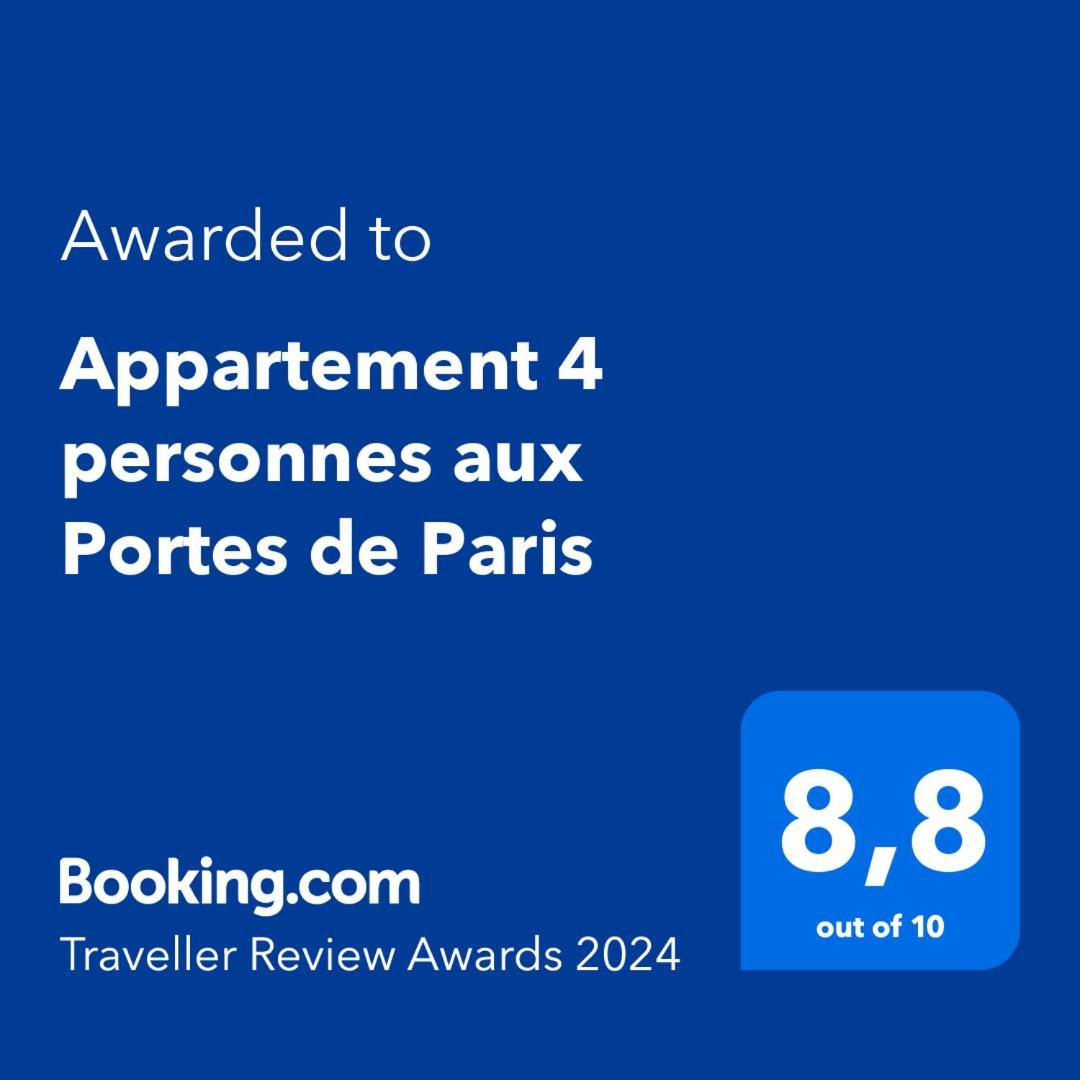 Appartement 4 Personnes Aux Portes De Paris Saint-Denis  Exteriör bild